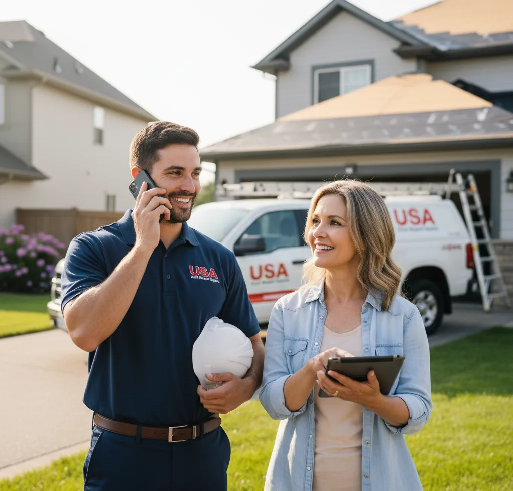 USA Roof Repair Experts customer support in Sterling